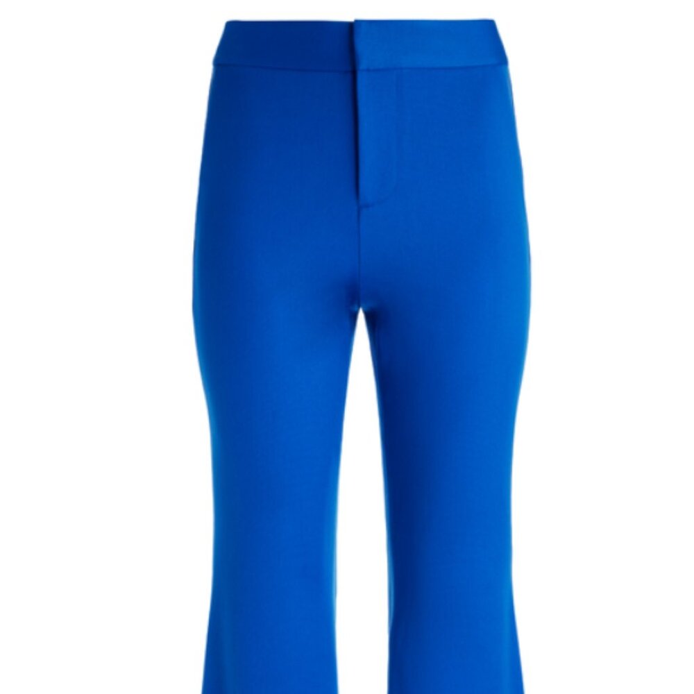 ALICE + OLIVIA Deanna High Rise Bootcut Pant Sapphire Blue Size 0